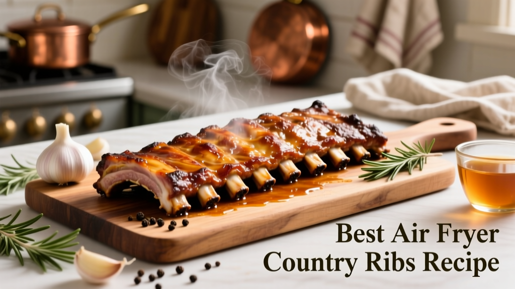 Best Air Fryer Country Ribs Recipe (Crispy & Juicy!)
