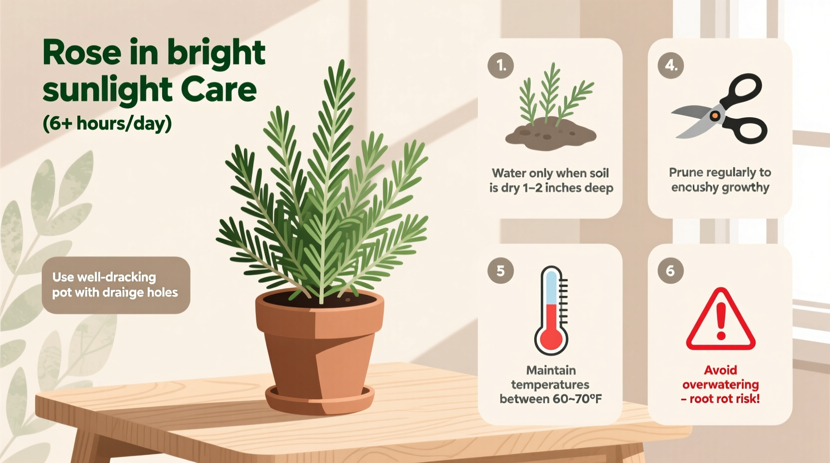 Indoor Rosemary Care: 5 Expert Tips | TheHomeSprouts