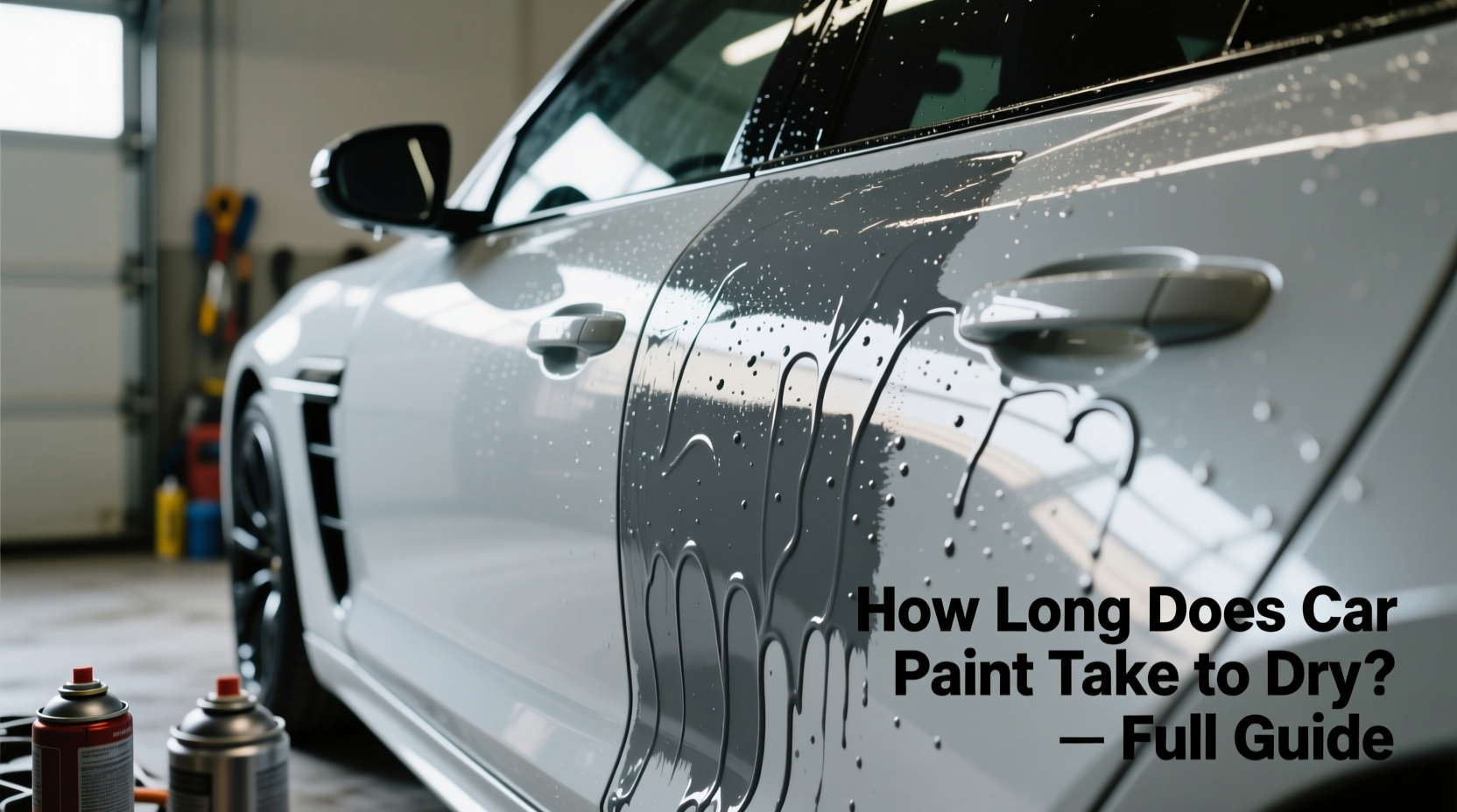 how long does car paint take to dry