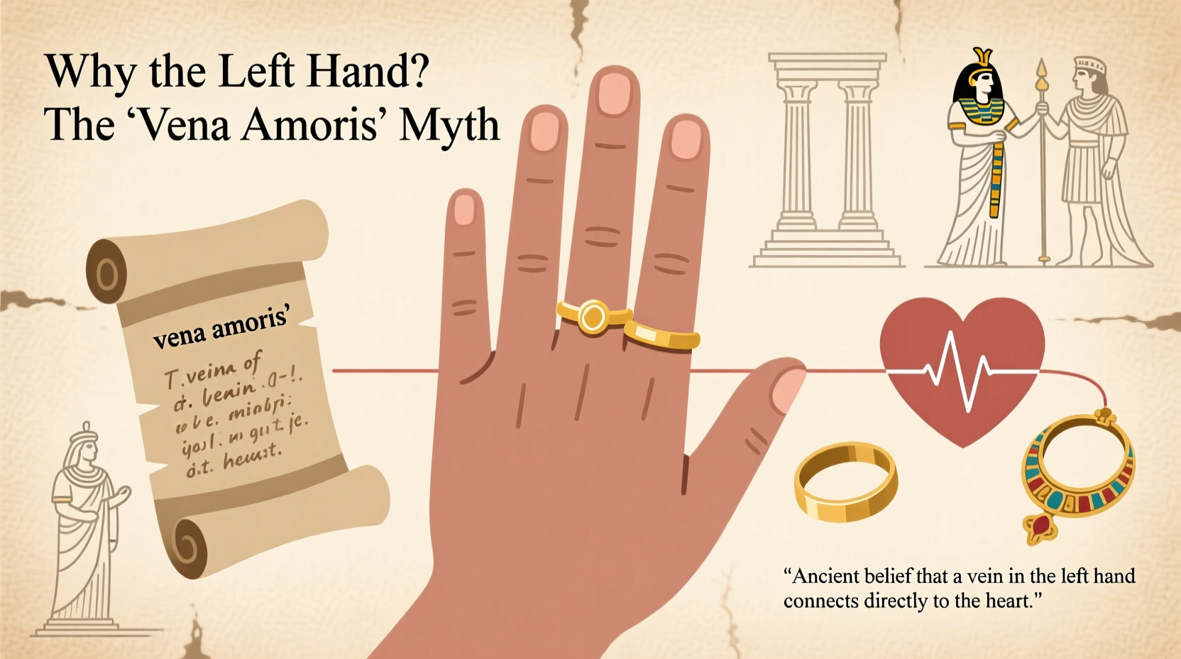 why is wedding band on left hand