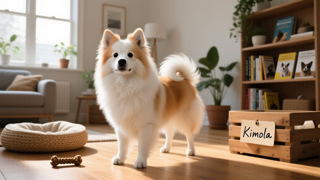 Kimola - American Eskimo Lhasa Apso Mix