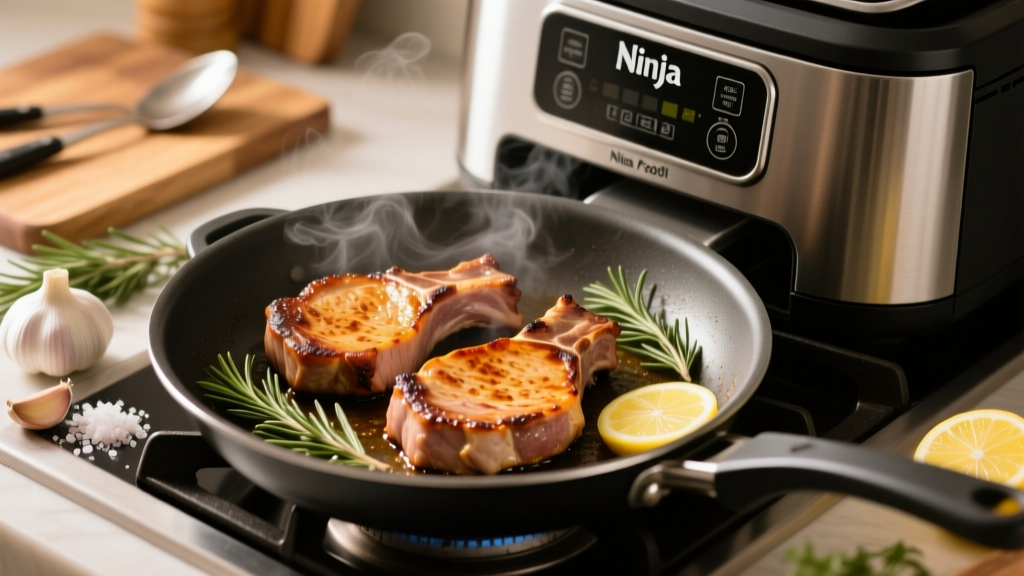 Perfect Boneless Pork Loin Chops in Ninja Foodi