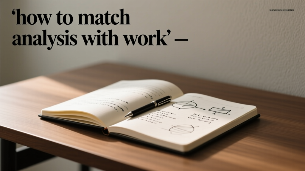 How To Match Analysis With Work: A Precision Framework for Technical Repair Teams