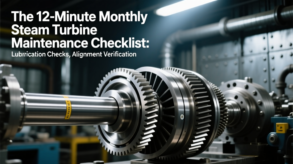 Steam Turbine Monthly Maintenance Checklist