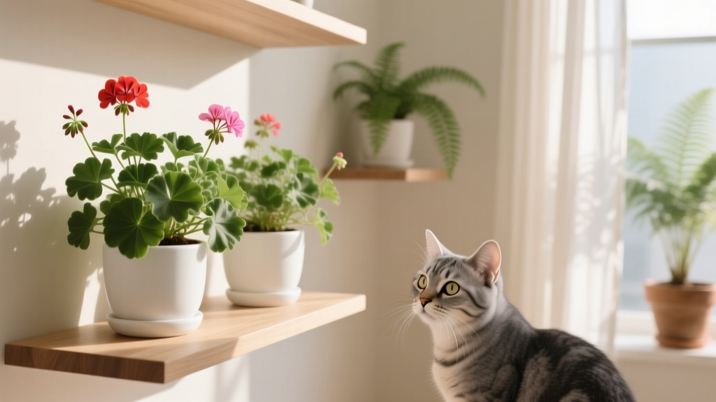 Geraniums and Cats: Toxicity Facts & Safe Planting Tips