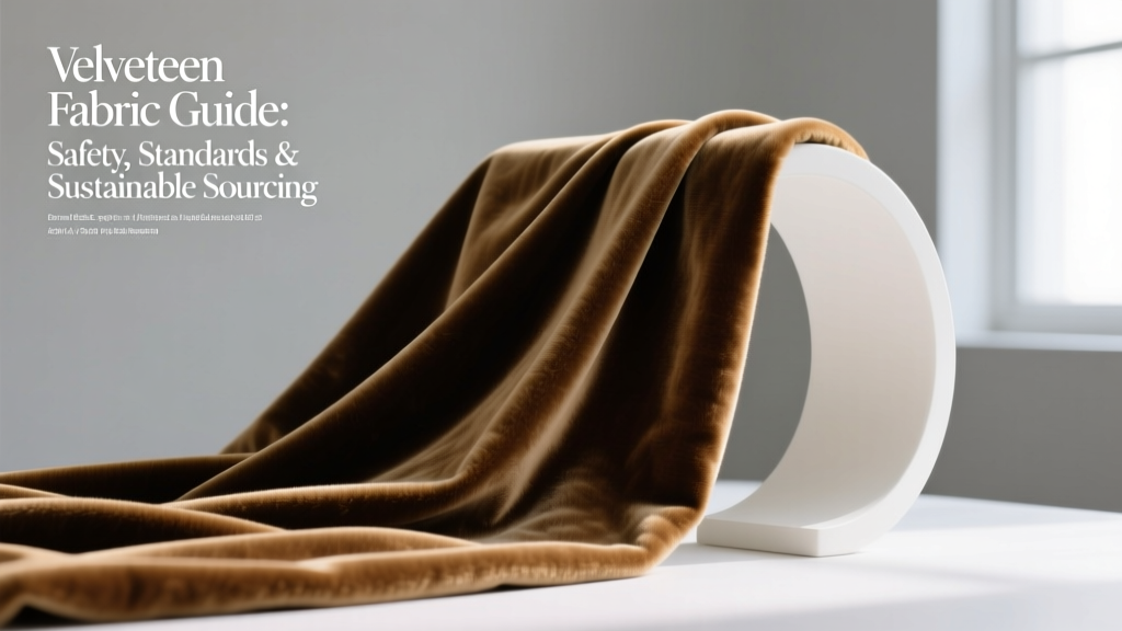 Velveteen Fabric Guide: Safety, Standards & Sustainable Sourcing