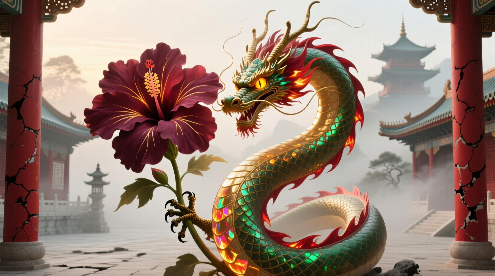 imperial dragon hibiscus