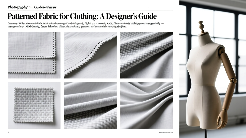 Patterned Fabric for Clothing: A Designer’s Guide