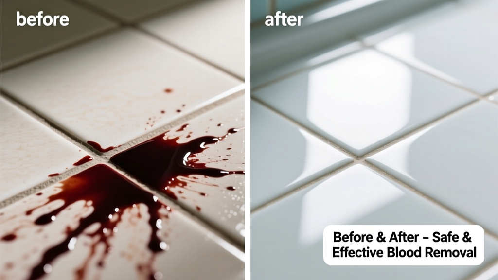 How to Remove Blood from Tile Safely and Effectively