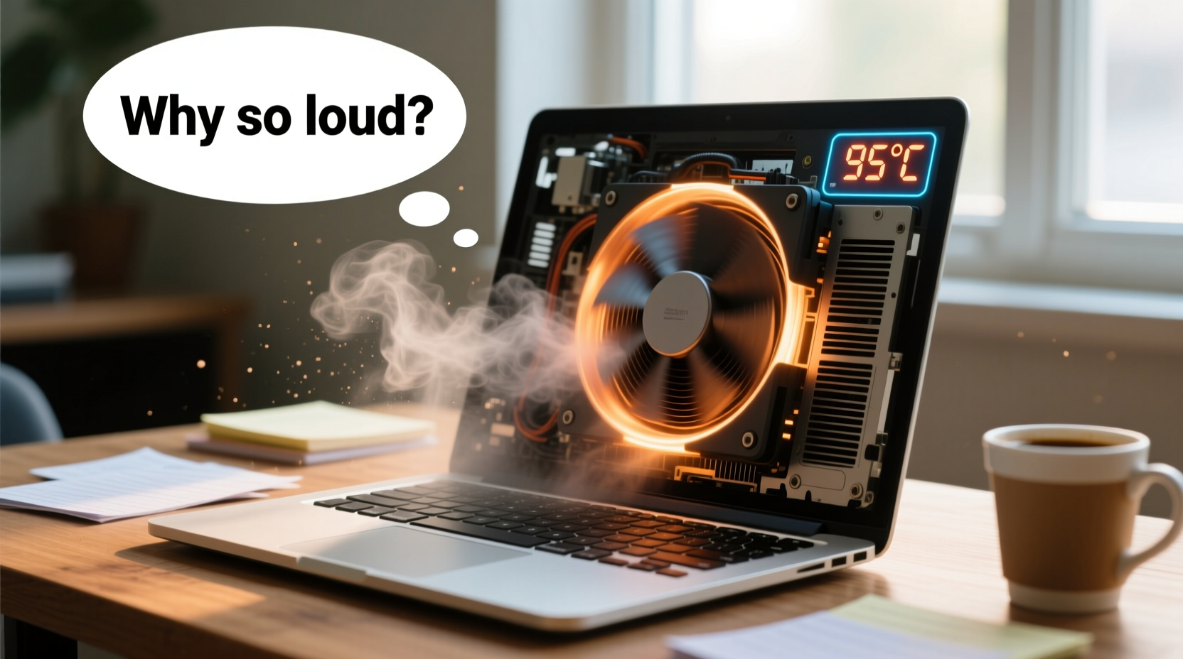 why does my laptop fan run loud when doing nothing solutions