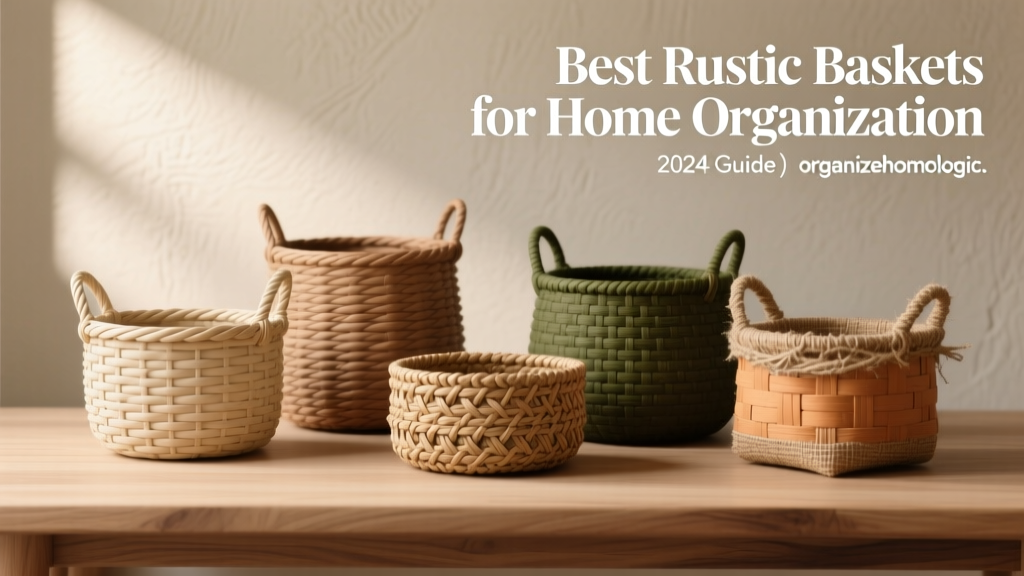 Best Rustic Baskets for Home Organization (2024 Guide)