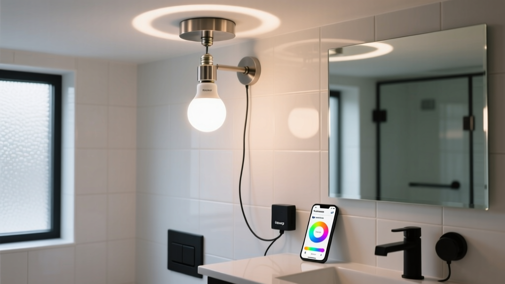 Smart RGBWW Bulbs for Small Bathroom Vanity Lighting
