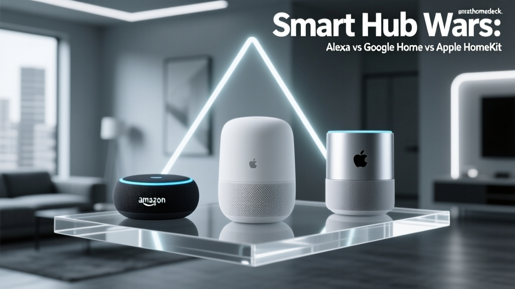 Smart Hub Wars: Alexa vs Google Home vs Apple HomeKit