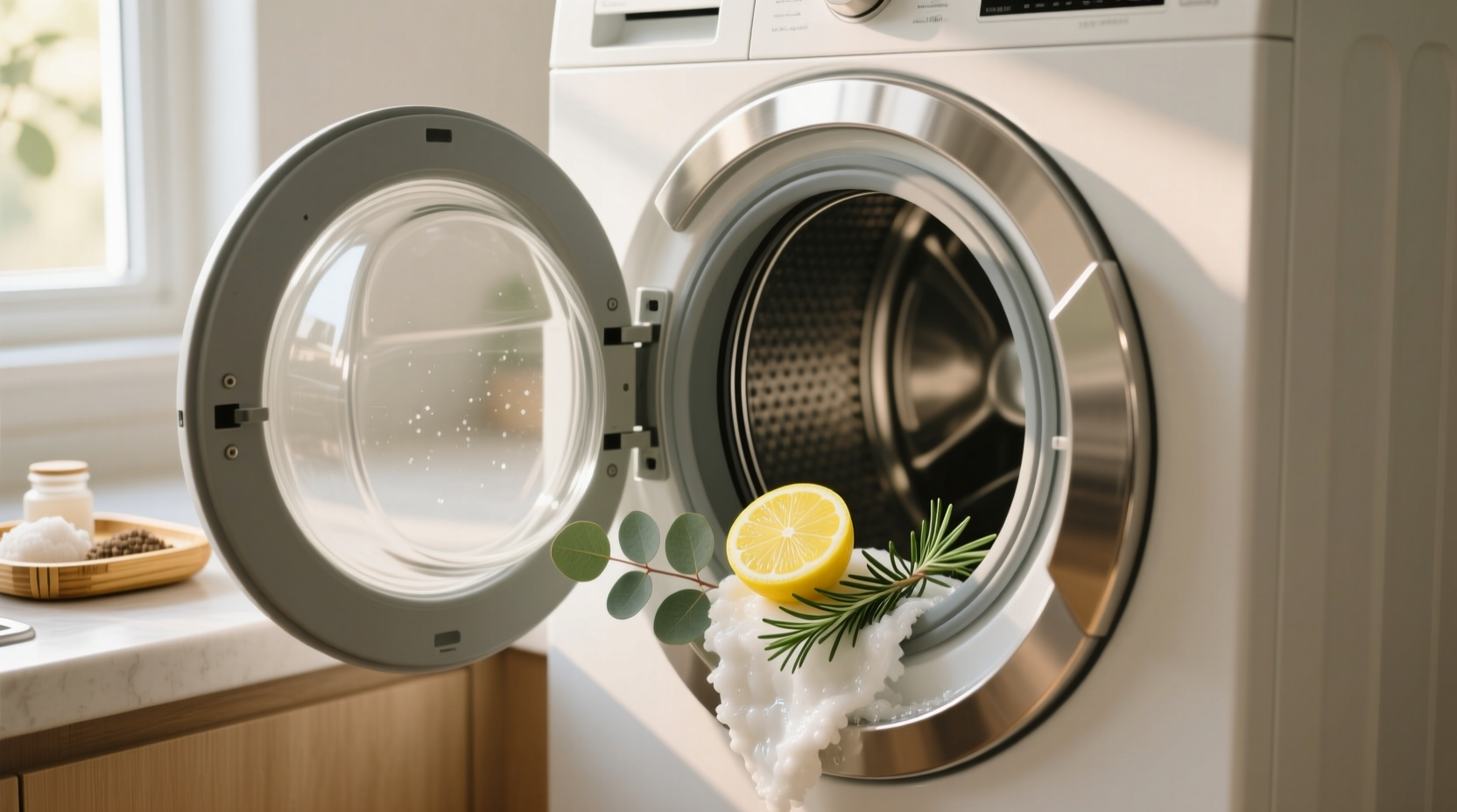 clean smelly washing machine drum without vinegar