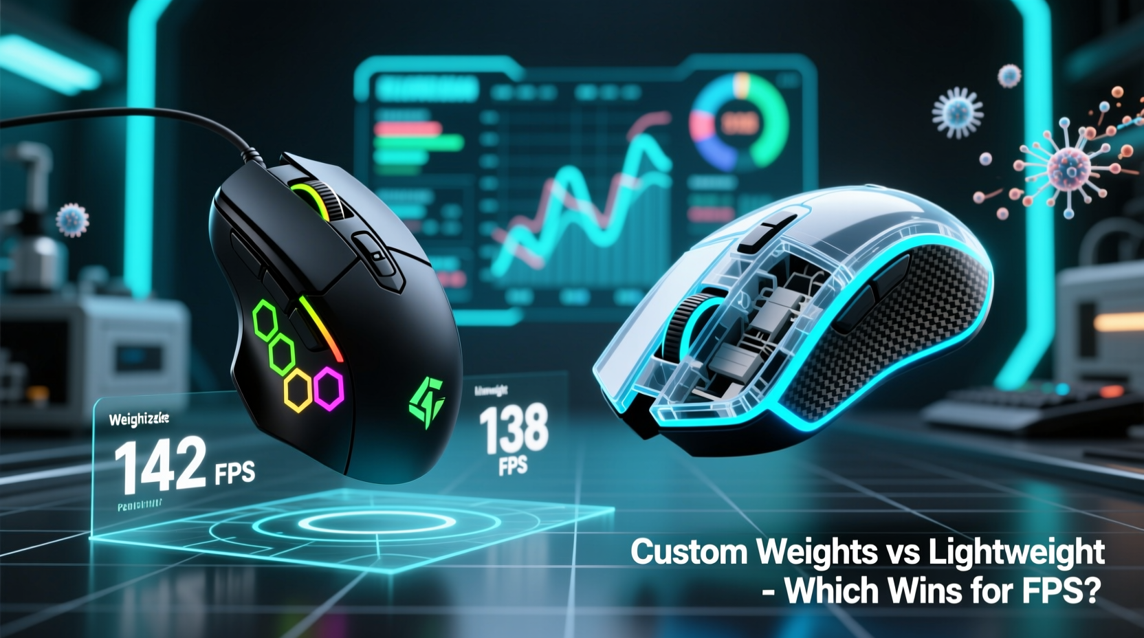 gaming mice with customizable weights vs lightweight models which wins for fps