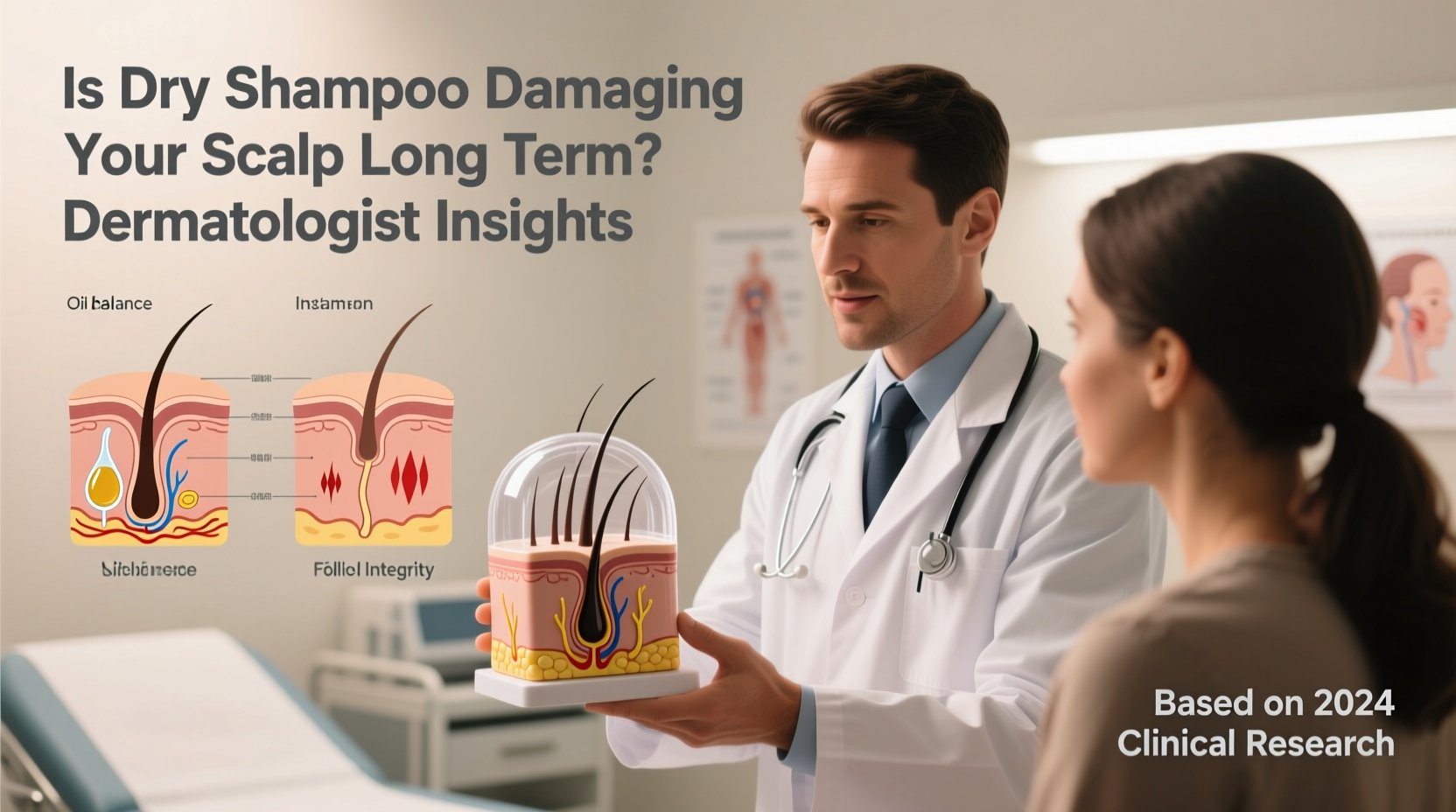 is dry shampoo damaging your scalp long term dermatologist insights