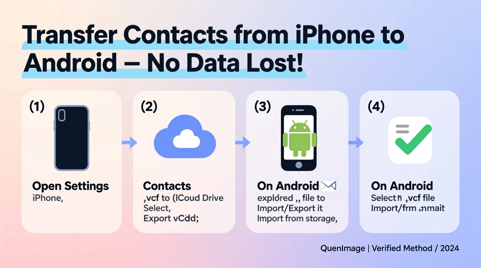 the easiest way to transfer contacts from iphone to android without losing data