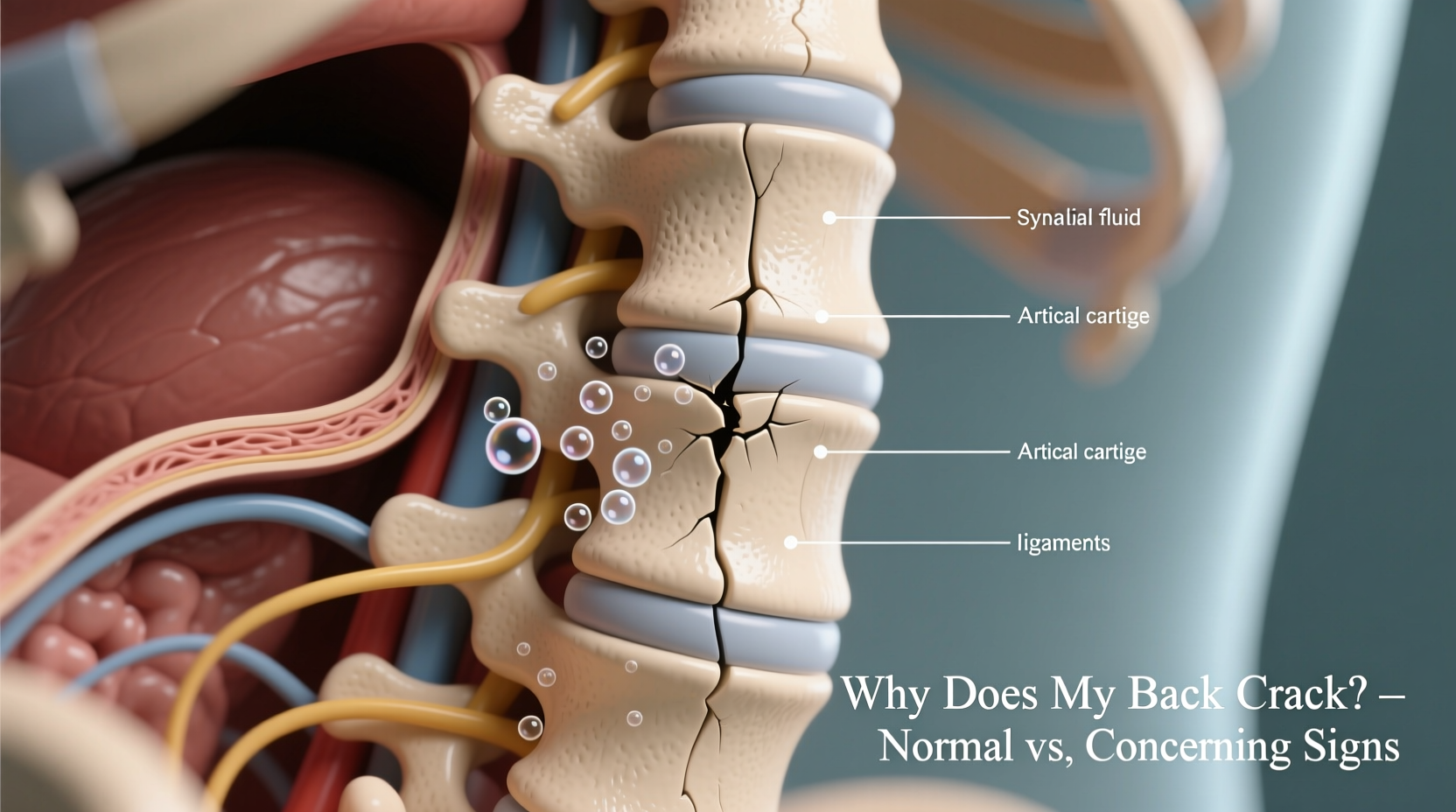 why does my back crack constantly and should i be worried
