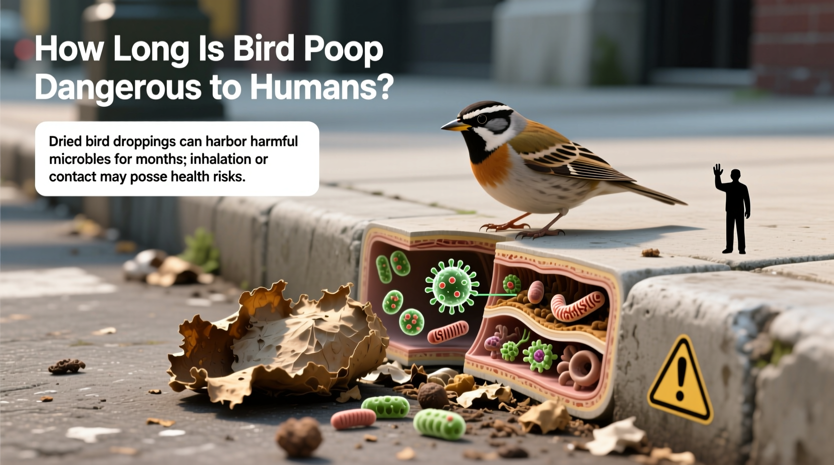 How Long Is Bird Poop Dangerous to Humans?