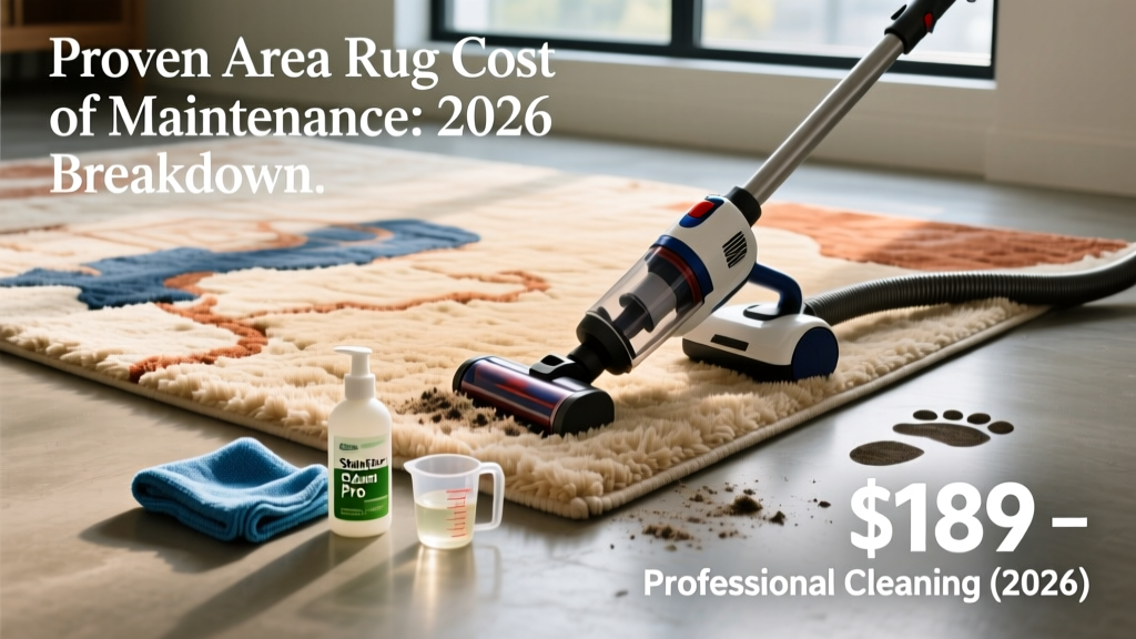 Proven Area Rug Cost of Maintenance: 2026 Breakdown
