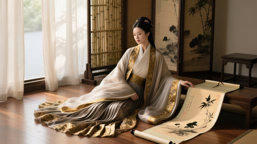 Hanfu in Chinese Scroll Art: A Historical Fashion Guide