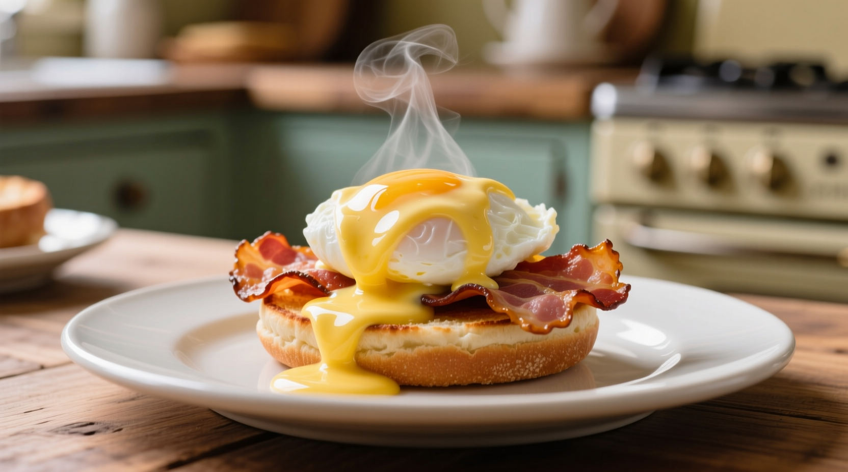 eggs benedict with easy hollandaise