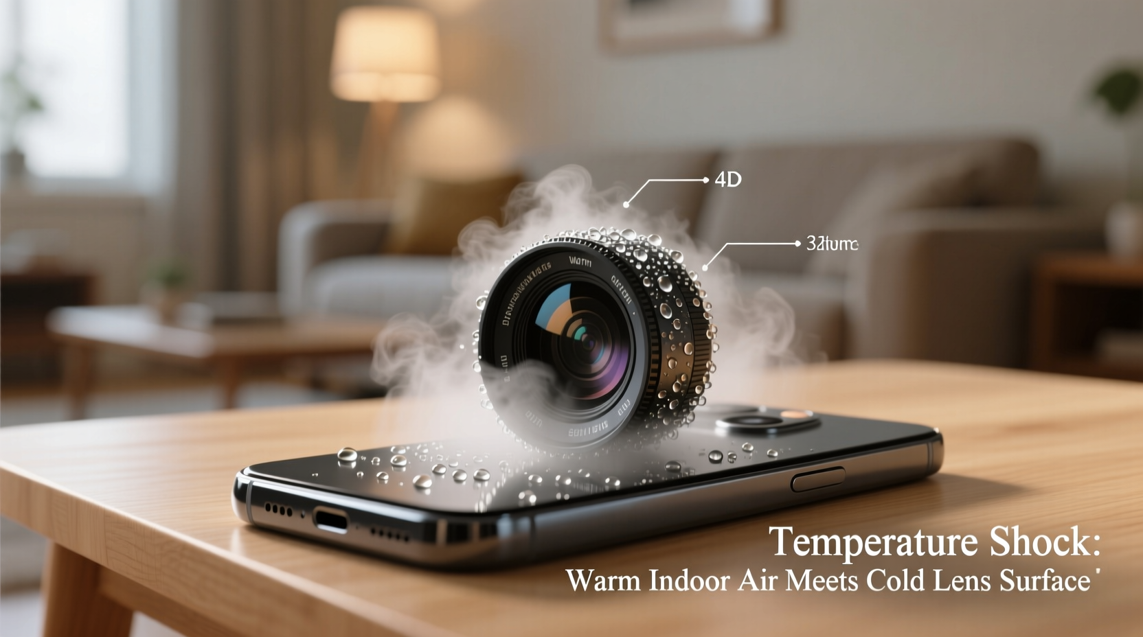 why does my phone camera fog up indoors temperature shock explained