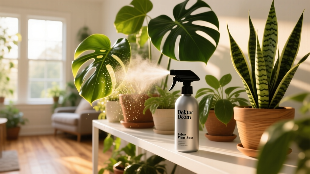 Doktor Doom Indoor Plant Spray: Safe Use in Bright Light