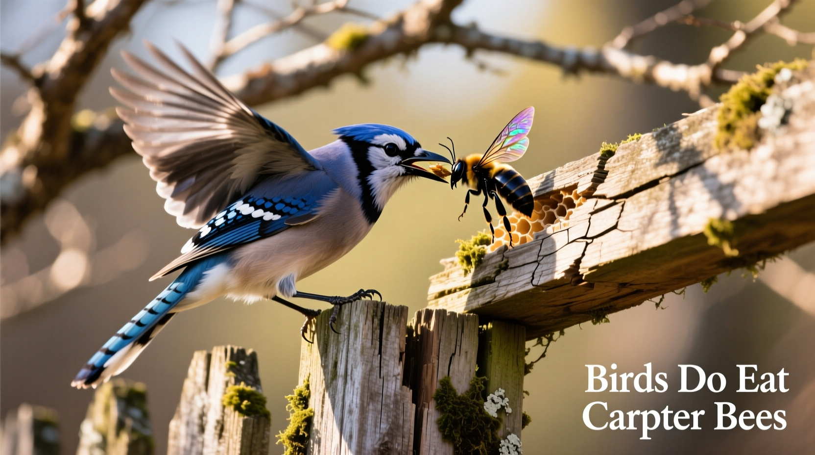 Yes, Birds Do Eat Carpenter Bees