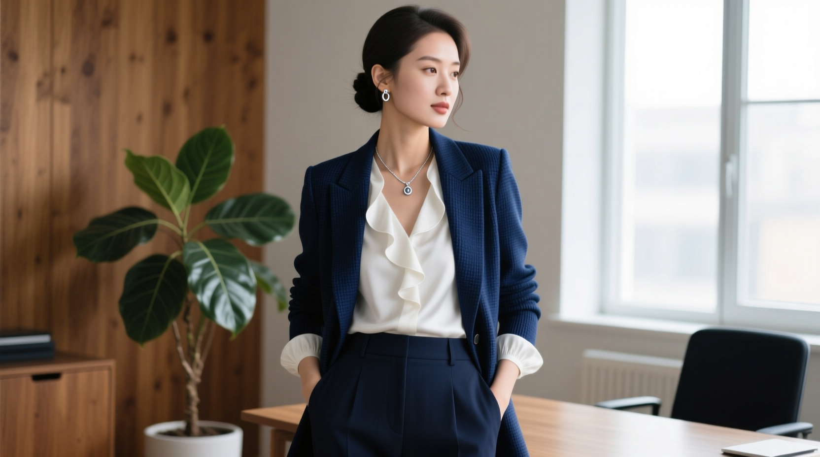 how to build a versatile work from home outfit that looks polished on camera