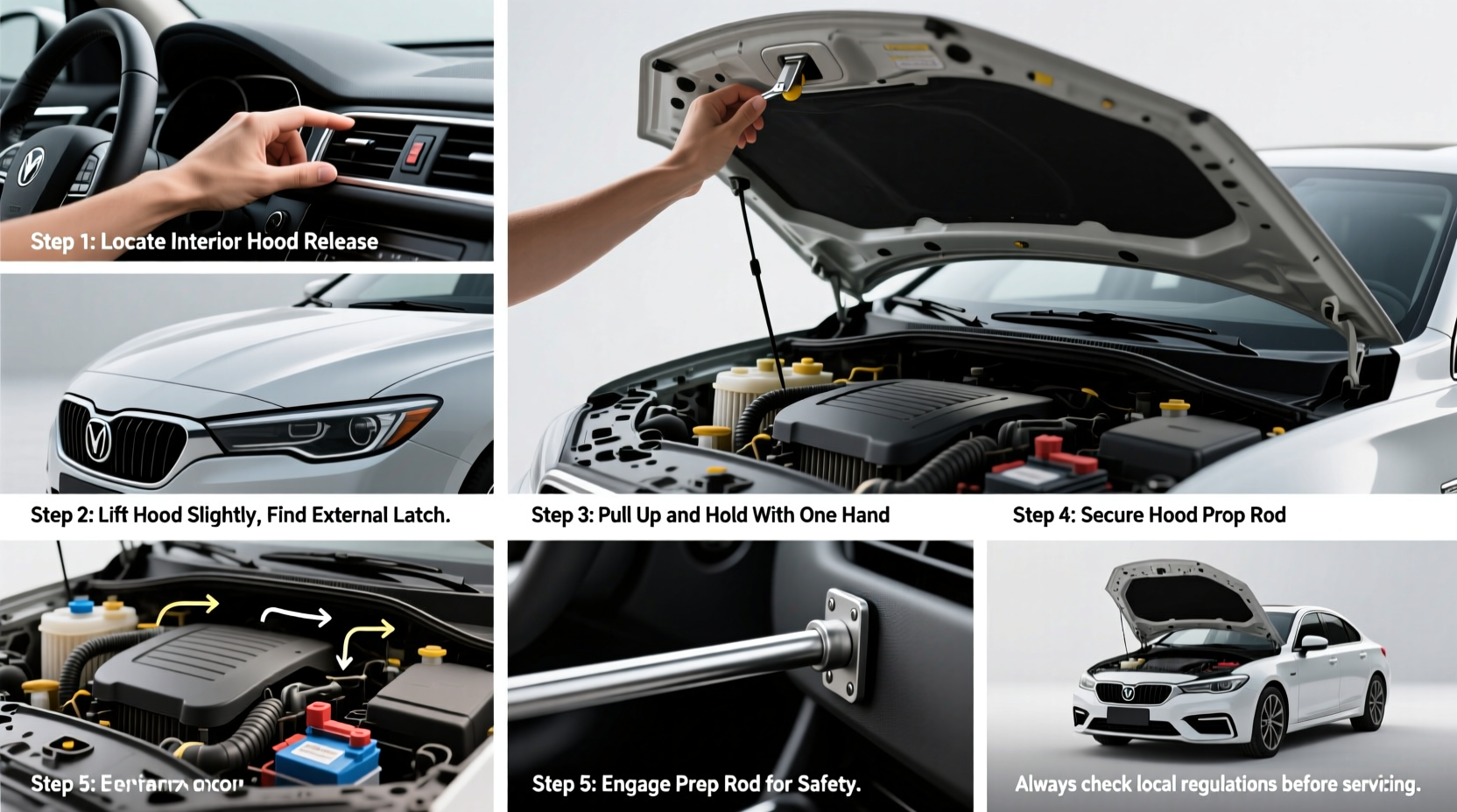 How to Open a Car Hood: Step-by-Step Guide for All Vehicles
