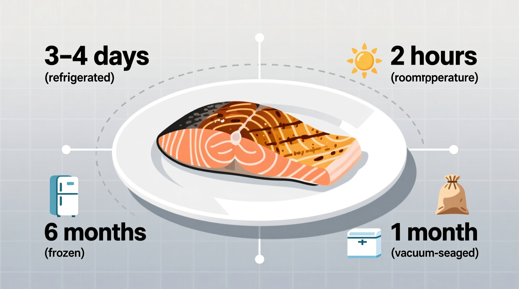 how long does cooked salmon last