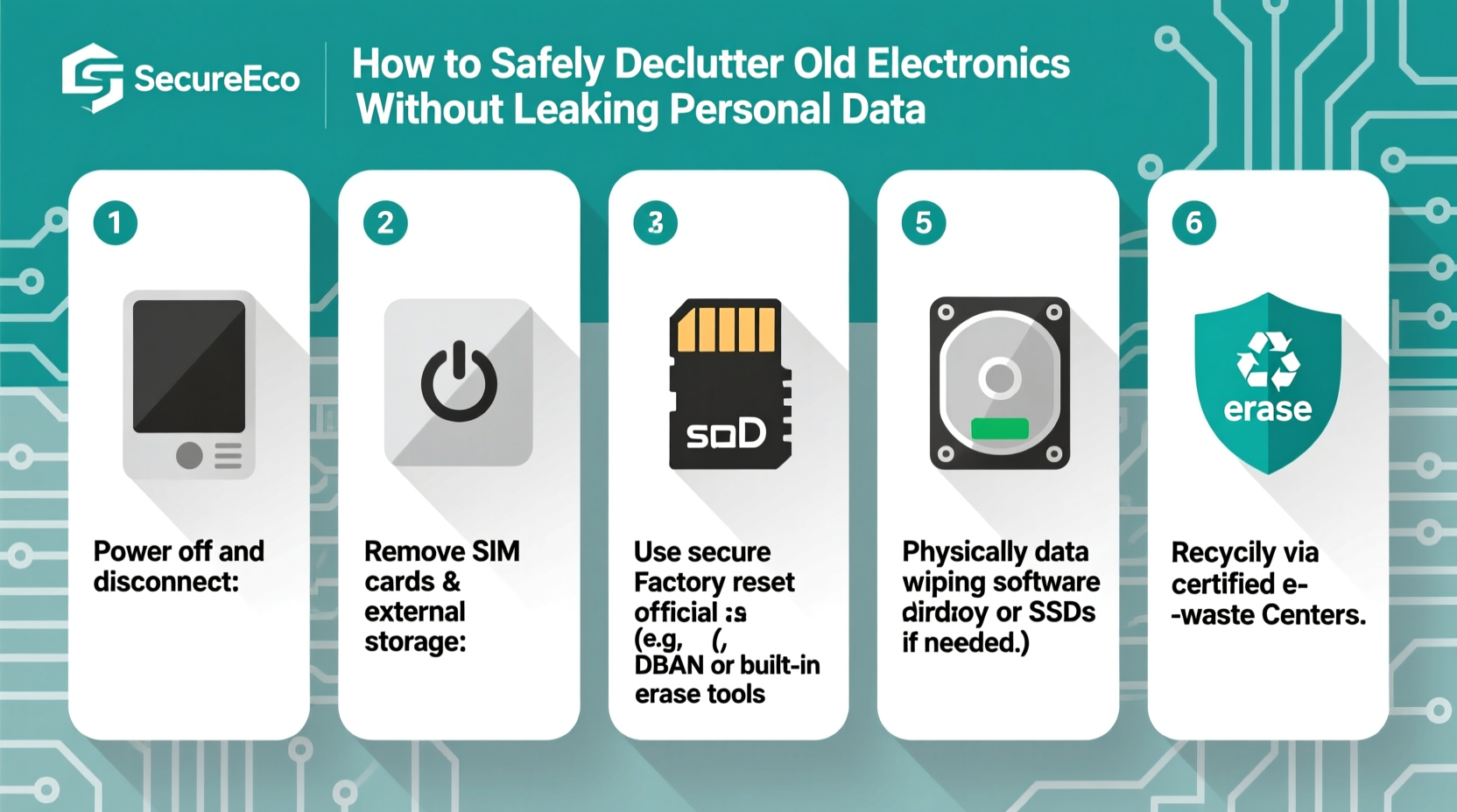 How To Safely Declutter Old Electronics Without Leaking Personal Data