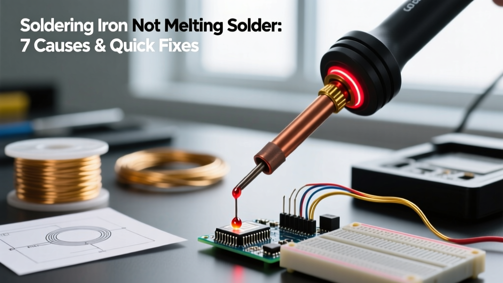 Soldering Iron Not Melting Solder: 7 Causes & Quick Fixes