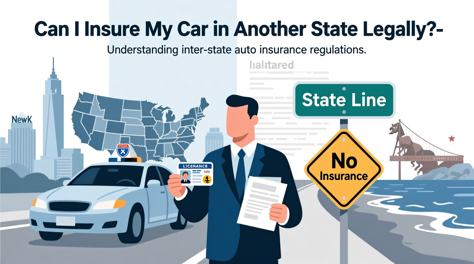 can i insure my car in another state