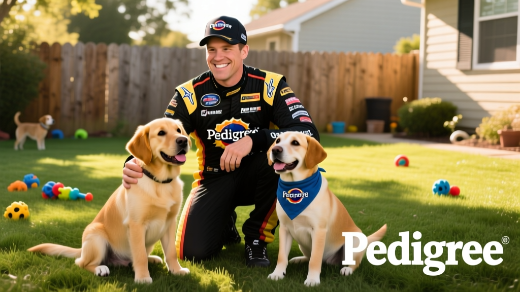 NASCAR Champion Kyle Busch Teams Up with Pedigree to Help Adorable Dogs Find Their Forever Homes