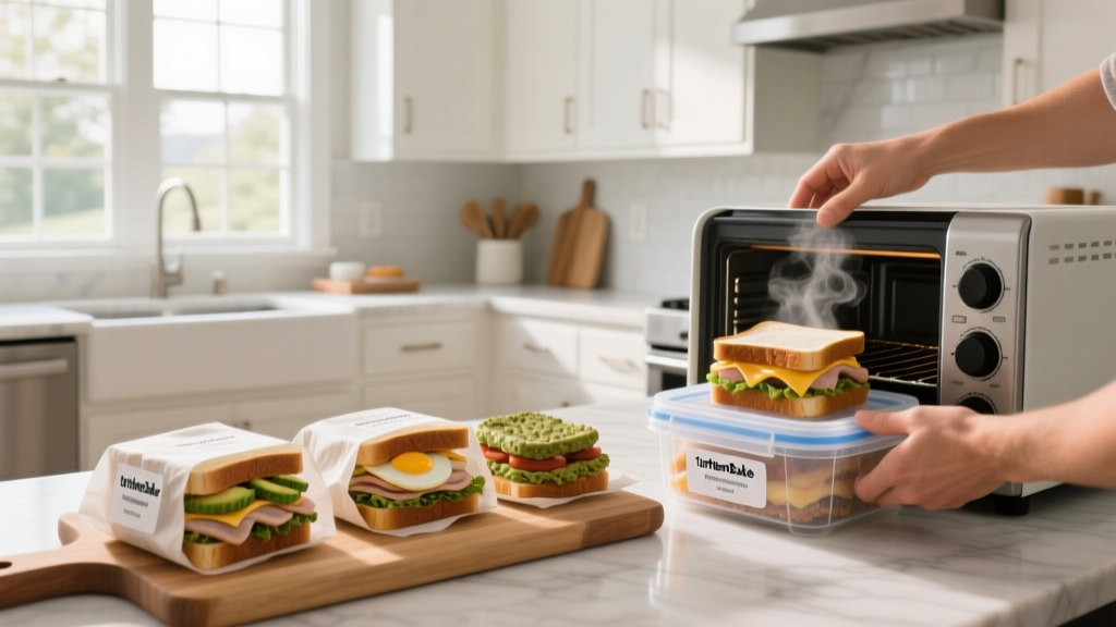 Freeze-Then-Bake Breakfast Sandwiches in 90 Seconds