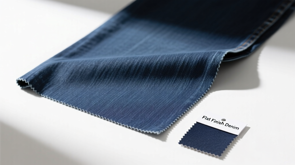 Flat Finish Denim Fabric: The Designer’s Understated Powerhouse