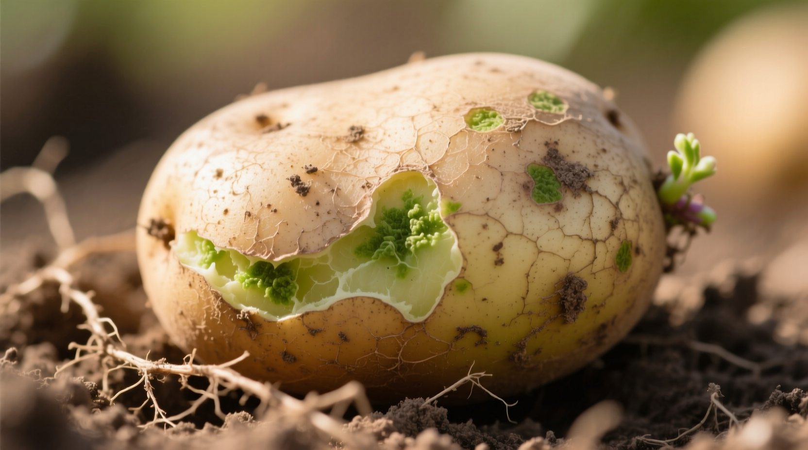 Slightly Green Potato Under Skin: Safe or Dangerous?