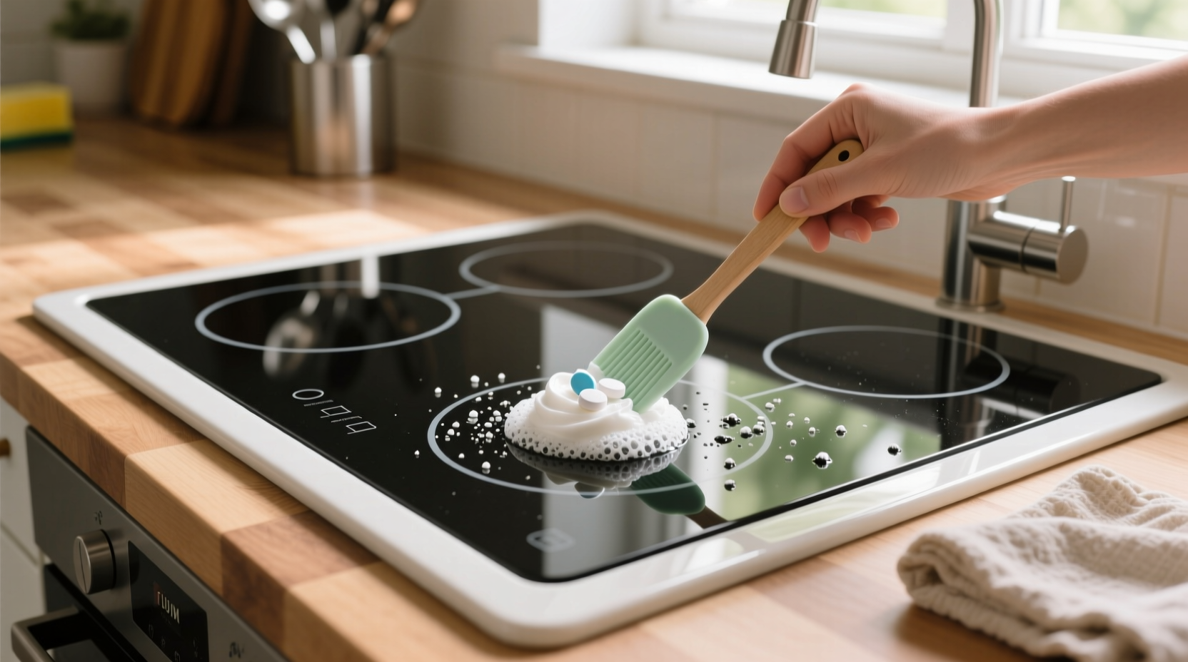 is aspirin paste safe for ceramic cooktops