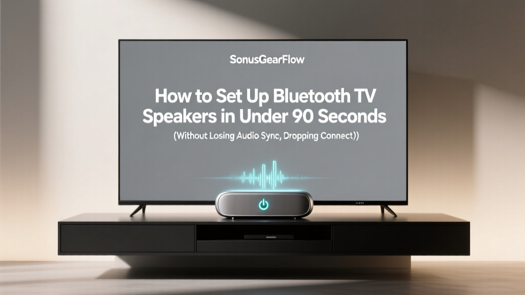 Bluetooth TV Speakers Setup Guide (2026)
