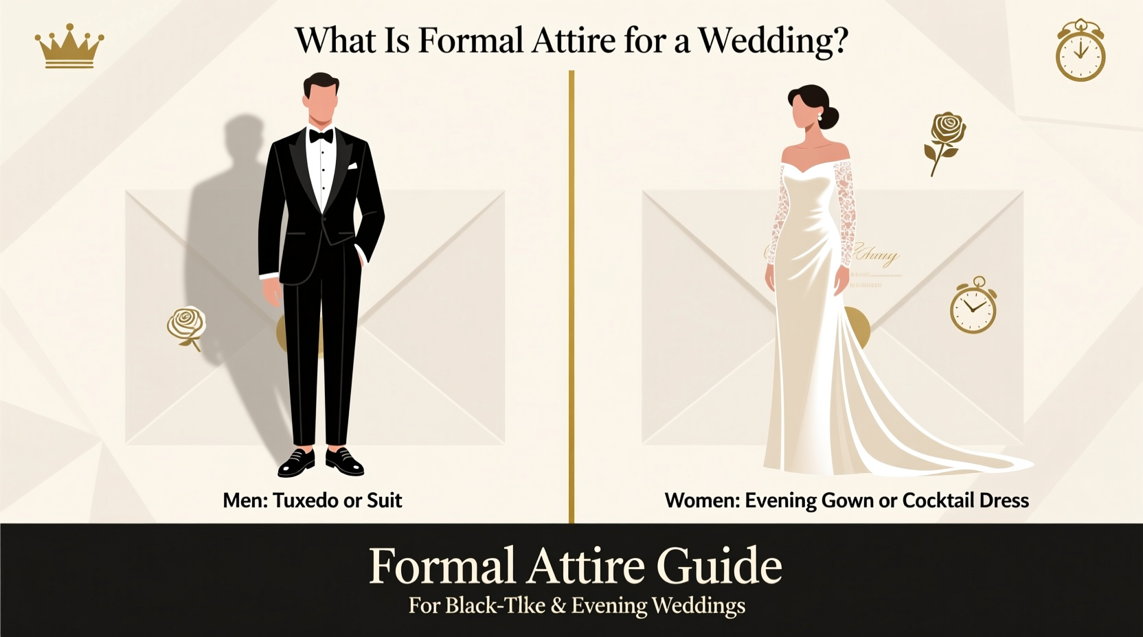 what is formal attire for a wedding