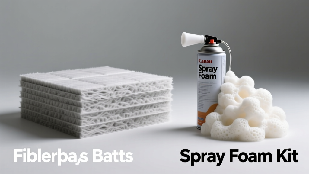 Fiberglass Batts vs Spray Foam Kit: Which Insulates Better?