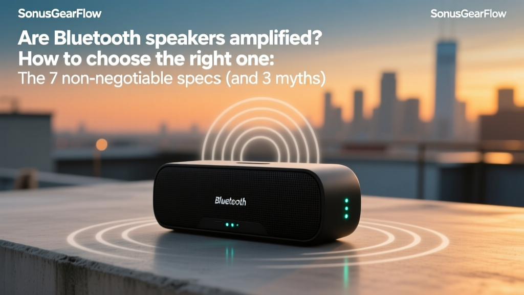 Are Bluetooth Speakers Amplified How To Choose (2026)