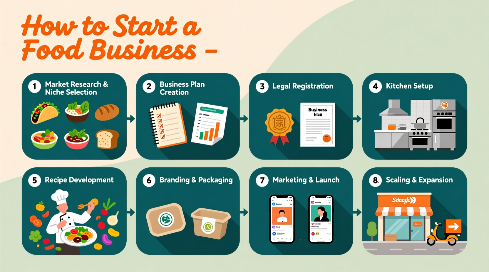 how to start a food business