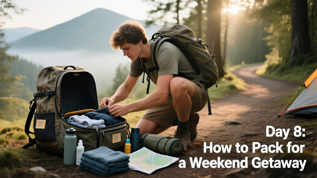 Day 8: How To Pack For A Weekend Getaway — Smart, Lightweight, and Stress-Free
