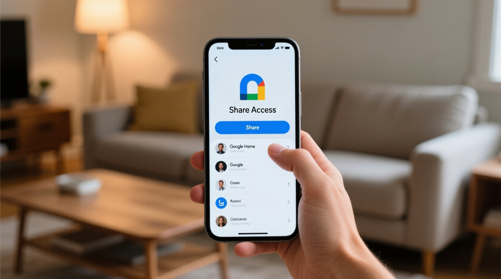 how to give others access to your google home