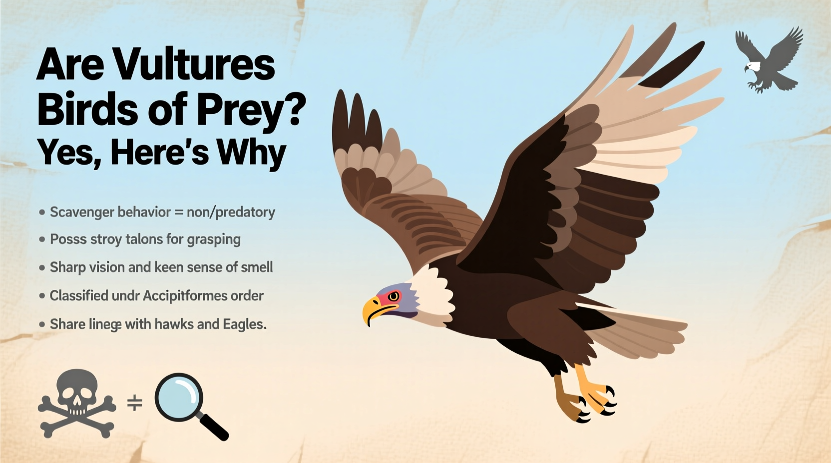 are vultures birds of prey