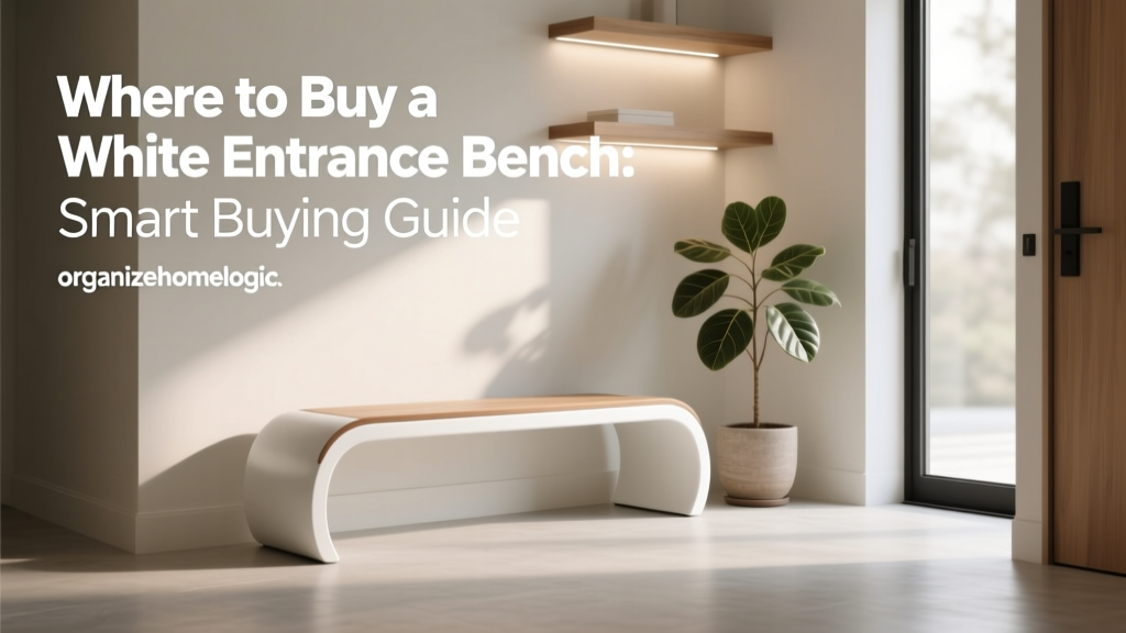 Where to Buy a White Entrance Bench: Smart Buying Guide
