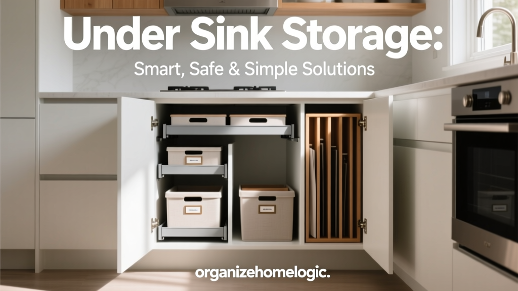 Under Sink Storage: Smart, Safe & Simple Solutions